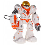 Multifunkčný oranžovo-biely R/C robot